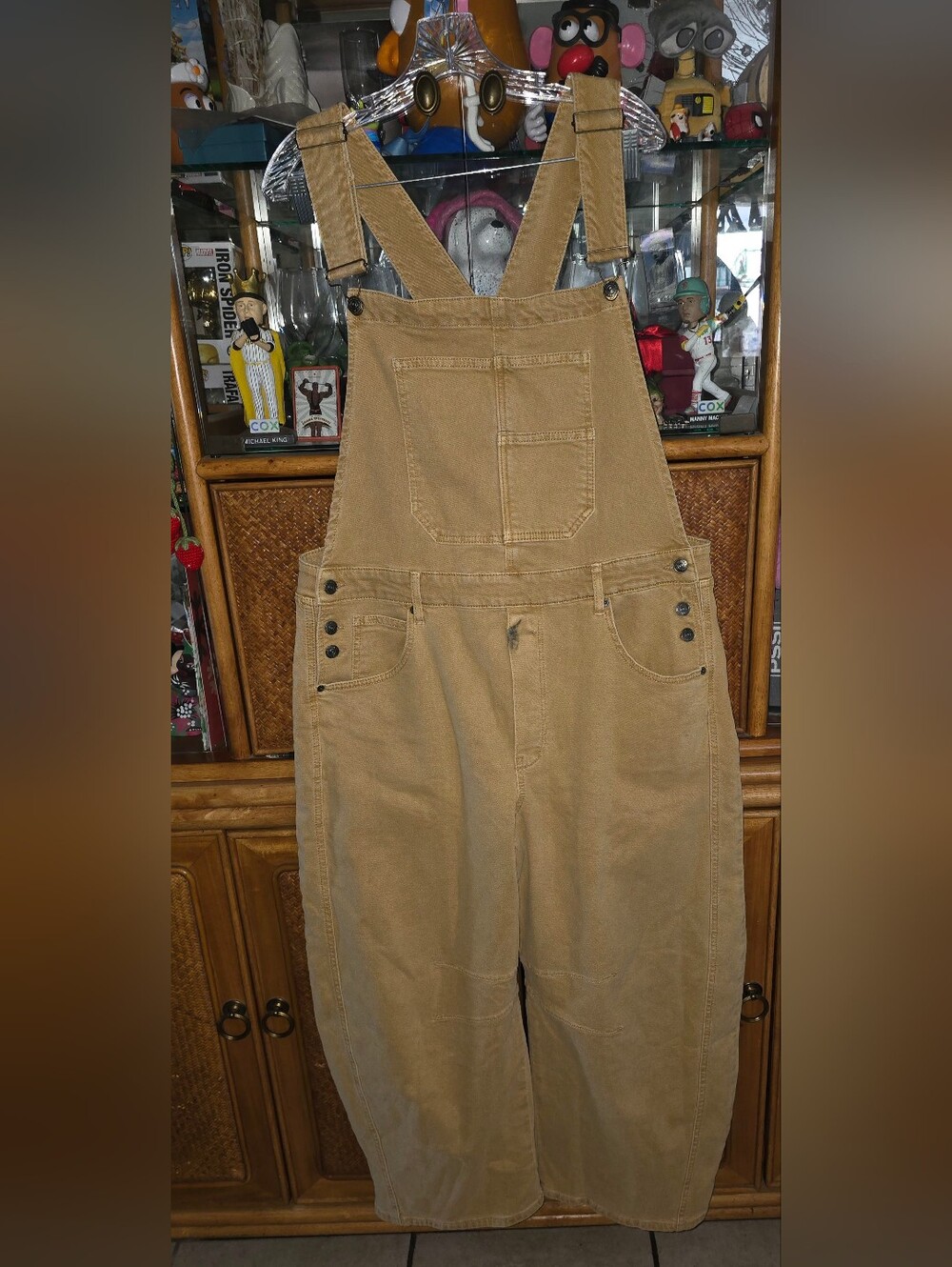 WE THE FREE PEOPLE GOOD LUCK BARREL OVERALLS - Picture 3 of 6